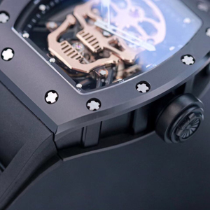 <span class=keywords><strong>Montre</strong></span> <span class=keywords><strong>mécanique</strong></span> manuelle squelette tourbillon en céramique noire, pour hommes et femmes, <span class=keywords><strong>montre</strong></span>-bracelet sport Odyssey - Product Image 3