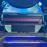 Cinéma VR 7D, Théâtre Volant, Simulateur de Mouvement, Machine de Jeu pour Parc d'Attractions Intérieur