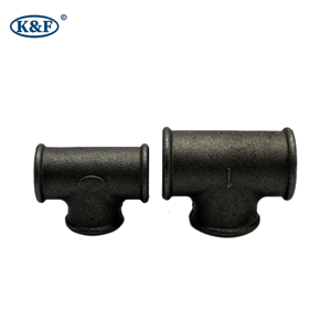 Kanaifu Chất lượng cao sắt dễ uốn phụ kiện mạ kẽm kẽm Tee Nam ren khuỷu tay phụ kiện đường ống Tee - Product Image 3