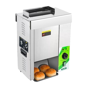 Máquina Eléctrica Comercial para Hamburguesas de 2000W con Tostador de Pan para Hamburguesas - Product Image 2