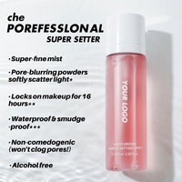Fixateur de Maquillage Hydratant Anti-Transpiration Brume Personnalisée Logo OEM Effet Rosée Imperméable