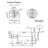 390 moteur à courant continu 12V 22000 tr/min haute vitesse grand couple Mini moteur pour bricolage jouets/petits appareils pompe à air/vadrouille électrique