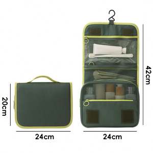 2025 Customized Toilet <b>Bag</b> for Women Travel <b>Storage</b> <b>Bag</b> Business Trip Dry Wet Separation Cosmetic <b>Bag</b> With Hooking - Product Image 2