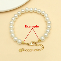 Perle de finition plaquée or à motif citrouille, fermoir ouvert en forme de croissant pour accessoires de bijoux faits main DIY, bracelet