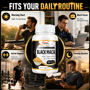 Cápsulas de vitalidad masculina, suplemento de maca, apoyo energético, función de salud, suplemento de maca para adultos, píldoras para agrandar el pene - Product Image 4