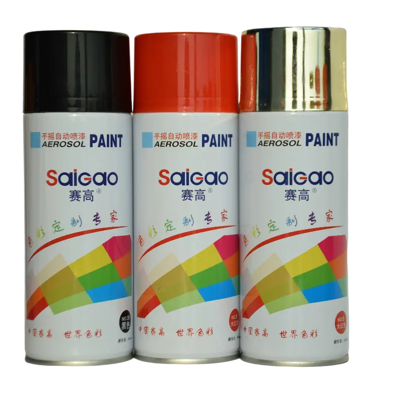 Vendita diretta in fabbrica vernice Spray spray impermeabilizzante antiruggine vernice Spray sensibile al calore metallica