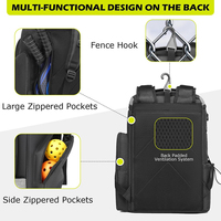 Sac de sport étanche avec compartiments de protection, portable et durable, idéal pour le pickleball, parfait pour garder l'équipement en sécurité sur les terrains