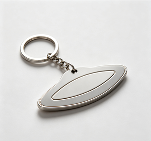 Llavero Metálico con Forma de Planeta, Anillo para Llaves con Logotipo Personalizado, Colgante con Acabado Satinado, Regalo, Recuerdo - Product Image 4