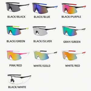 Gafas de Sol Deportivas con Lentes de Espejo Planas para Hombre, Lentes de Una Pieza, Gafas de Sol Extra Grandes para Mujer - Product Image 6