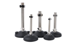 Armadi a cremagliera per Server per divani regolabili e rotanti in gomma piedini per gambe livellanti autoregolabili per tubi rotondi - Product Image 5