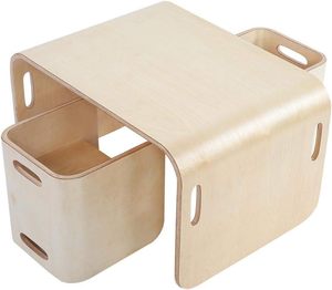 Kids Desk Multipurpose Kids Tisch-und Stuhlset 3-teiliges anpassbares Möbelset Kids 'Learning Desk Zertifiziert und sicher No <span class=keywords><strong>Assemb</strong></span> - Product Image 6