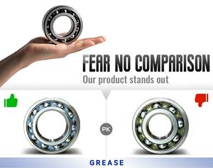 ตลับลูกปืนเม็ดกลมมีร่องลึกทนต่อการกัดกร่อนสูง350องศา6206โลหะโครเมี่ยมความแม่นยำ P5 ZZ - Product Image 5