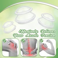 Kit de ventouses en silicone à marque privée 4/6/12 pièces – Ventouses de massage sous vide anti-cellulite pour le corps et le visage – Soins de beauté en gros