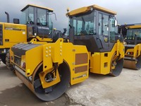 Rouleau Vibratoire Diesel 10 Tonnes XD103 à Double Tambour avec Moteur et Roulement, Système Entièrement Hydraulique, Pièces de Rechange Incluses