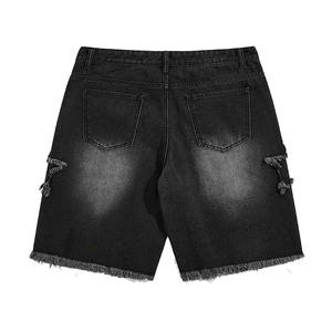 กางเกงขาสั้นผู้ชายผ้าฝ้าย 100% แบบทำสีซีด แต่งโลโก้ได้ กางเกงออกกำลังกาย ระบายอากาศดี ดีไซน์ใหม่ แห้งเร็ว มีจำหน่ายแล้ว - Product Image 2