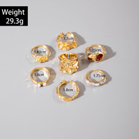 Anillo de Moda al por Mayor ChuYao, Anillo Geométrico con Cristales de Imitación, Chapado en Oro, para Mujer, Joyería Personalizada