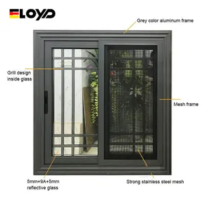 Eloyd French 5 Tracks Panoramic Sliding Window Aluminium Frames For Windows And Sliding Doors