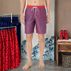 Shorts de bain pour hommes 2025, personnalisés, imperméables, à séchage rapide, respirants, taille mi-haute, style urbain, sport, plage, avec cordon de serrage en dentelle - Product Image 3