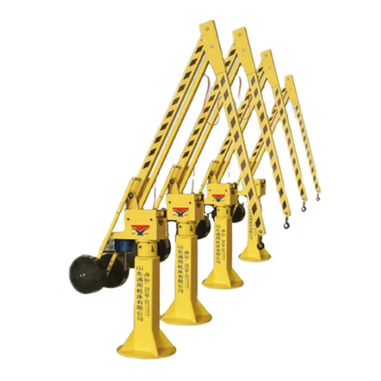 Herramientas de elevación plegadas con brazo 1500kgs Balance Jib Crane JB Flexi Cranes para tienda de máquinas CNC