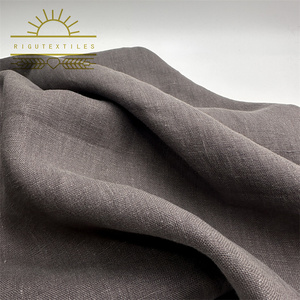 Vintage gewaschener Flachs Leinenstoff, Stein gewaschener französischer Leinenstoff - Product Image 3