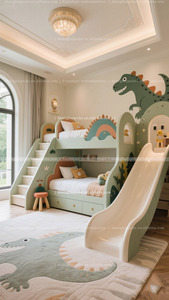 Lit superposé créatif en forme <span class=keywords><strong>de</strong></span> dinosaure luxueux, lit mezzanine haut, personnalisable sur le thème des <span class=keywords><strong>enfants</strong></span>, pour <span class=keywords><strong>salle</strong></span> <span class=keywords><strong>de</strong></span> <span class=keywords><strong>jeux</strong></span>. - Product Image 5