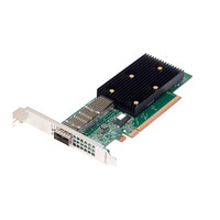Kartu Jaringan PCI Express 5.0x16 Berkabel BCM957608-P1400GDF00 Port Tunggal 400GbE QSFP-DD
