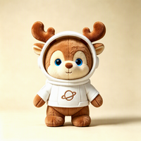 Peluche Renne Intelligent IA pour Tout-Petits – Jouet Interactif Doux en Forme d'Élan – Idéal Cadeau de Noël