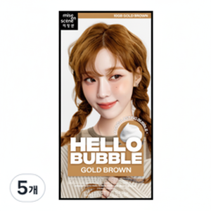 Sconto si En Mode Shampoo a base di tinture per capelli a base di erbe cinque confezioni di bolle oro marrone eliche semipermanenti funzione permanente 500ml Volume - Product Image 1