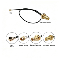 Câble d'extension d'antenne coaxial RF RP-S-M-A femelle vers connecteur UFL, vente en gros d'usine