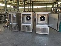 Congélateur rapide commercial en acier inoxydable avec roulettes, armoire de congélation à basse température pour aliments et fruits de mer