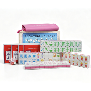 Ensemble de Mahjong Flottant Américain Moderne pour 4 Joueurs, Pliable, Portable, Étanche, Écologique, Incassable, pour Extérieur, Plage, Famille - Product Image 2
