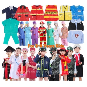 Costumes d'infirmière de fête de <span class=keywords><strong>carnaval</strong></span> d'halloween Cosplay uniforme d'hôpital Costume de jour de carrière d'infirmière de docteur d'animal familier pour des enfants - Product Image 5