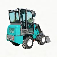 Minipala compatta da 0,8 tonnellate con batteria da 72V 200Ah, sterzo completamente idraulico, piccola pala per lavori agricoli e edili