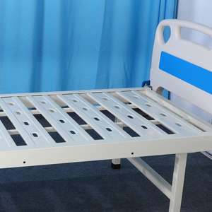 Оптовая продажа, дешевые медицинские койки, больничный пациент, медицинская плоская простая стальная кровать, утолщенный материал для труб - Product Image 3