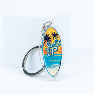 Wholesale Clear Acrylic Keychains - Custom Printed Designs for Promotions XH-002