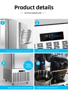 Congelador de Impacto de Alta Calidad con 15 Bandejas, Máquina de Congelación Rápida, Congelador Instantáneo para Gelato, Carne y Mariscos - Product Image 2