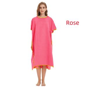 Poncho <span class=keywords><strong>à</strong></span> <span class=keywords><strong>langer</strong></span> pour femme <span class=keywords><strong>avec</strong></span> capuche pour le surf, la natation, la combinaison, compacte et légère. - Product Image 6