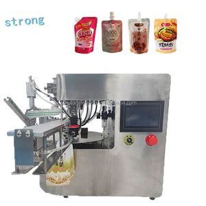 Máquina automática de llenado y tapado de detergente para ropa, máquina de llenado y tapado de agua para sobres de salsa de tomate, bolsas verticales y pouches. - Product Image 3