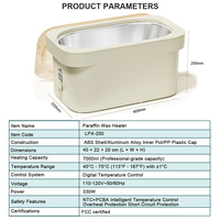 Professioneller FCC-Zertifizierter 7000ml Großvolumiger Digitaler Paraffin-Wachswärmer für Gesicht und Körper, US-EU-Kompatibel für Spa-Anwendungen