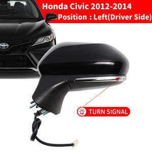 Выгодная цена! Новое улучшенное боковое зеркало с электроприводом, подогревом, функцией BSM и подсветкой для Toyota Camry 2018+ - Product Image 4