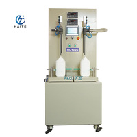 Remplisseur d'eau de Javel semi-automatique Agent chimique anti-corrosif nettoyant tambour bouteille machine de remplissage plastique liquide acide de chlore