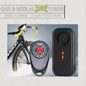 <span class=keywords><strong>Alarma</strong></span> Antirrobo para <span class=keywords><strong>Coche</strong></span> y Bicicleta, Duradera, IP66, Sonido de 113 dB, Carga USB, Control Remoto, 3 Tonos de Sirena, Detección de 10 m, Sistema de <span class=keywords><strong>Alarma</strong></span> Triaxial - Product Image 2