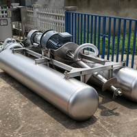 Aérateur submersible en acier inoxydable à aspiration automatique pour le traitement des eaux usées industrielles