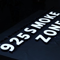 Enseigne extérieure lumineuse à LED EZD, lettres en relief 3D, logo lumineux, enseigne personnalisée pour magasin de tabac