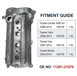 Tapa de Válvulas de Motor de Aluminio Premium AUTOPICK 11201-21070 para Toyota Corolla Vios <span class=keywords><strong>Yaris</strong></span> 1NZ-FE 1.5L, Cubierta de Culata IATF16949 - Product Image 4