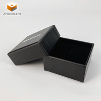 Boîte rigide en carton noir personnalisée de luxe, vente en gros à prix compétitif, boîtes cadeaux pour l'emballage de vêtements