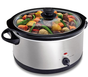 Casserole électrique à cuisson lente de 3,5 L avec pot en céramique, température réglable, compatible lave-vaisselle, pot intérieur en céramique ovale de <span class=keywords><strong>4</strong></span> <span class=keywords><strong>QT</strong></span> - Product Image 2