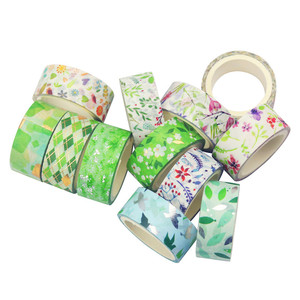 Washi Tape 12 <b>Rolls</b> Floral Pattern 3M <b>Paper</b> Craft Journal Decoration <b>Spring</b> Style - Product Image 4