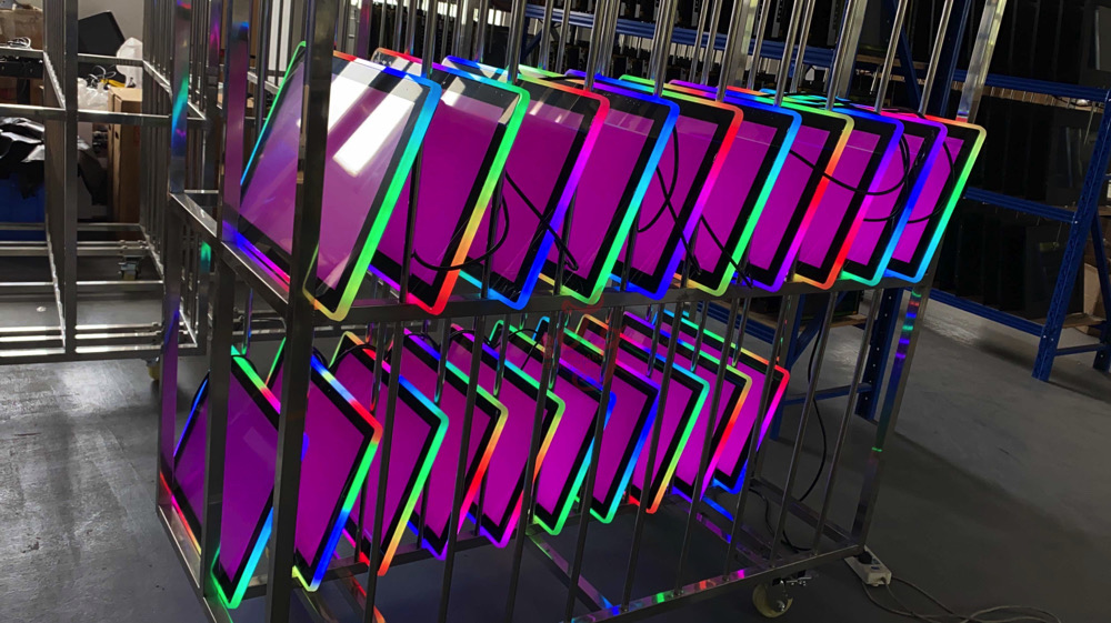 23,6-calowy ekran dotykowy PCAP ze światłami LED do gier POG LOL Machine RouIette 9