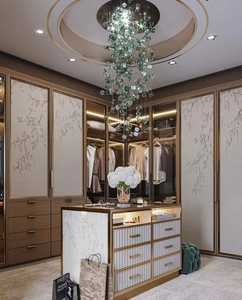 Armario de madera moderno Muebles de armario de dormitorio Muebles de armario de madera maciza personalizados - Product Image 2